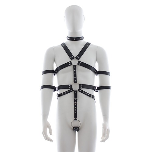 Sexy men leather strap - pu,