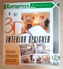 3D Interior Designer Retro Windows PC CD-ROM in Original Box