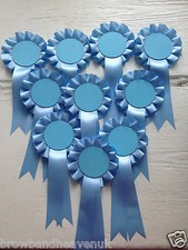 10 x Blank Centre Rosettes