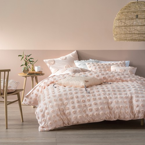 Linen house haze tufted 100 - haze, 100%
