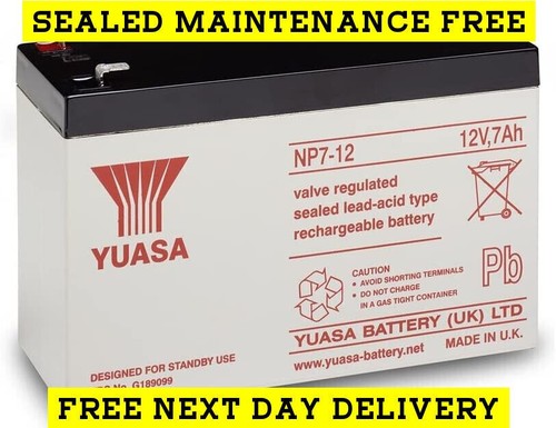 Genuine yuasa volt 7ah - genuine, 12