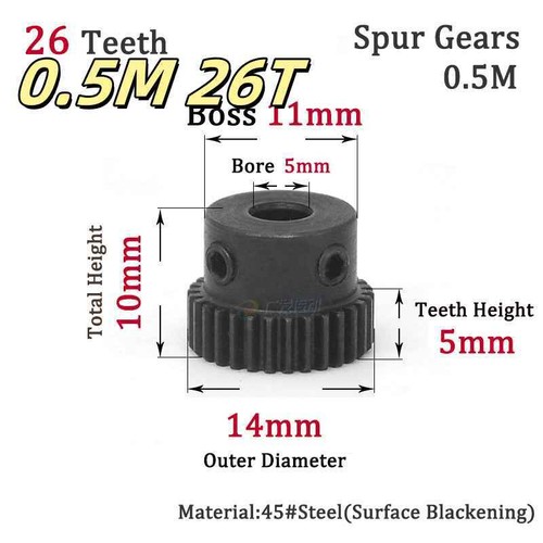 Spur gears steel pinion - spur,