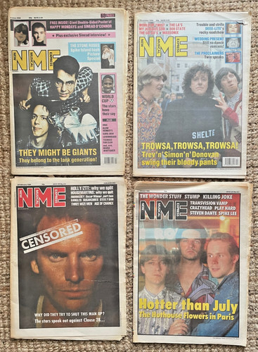 Nme magazines 1989 1990 - nme, x4