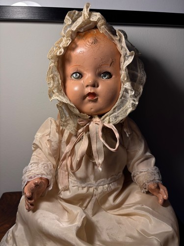Haunted 1930s composition doll