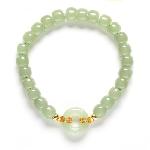 1pcs green natural jade - green, ring