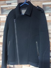 Zara Mens Asymmetrical Wool Blend Jacket Size Medium Excellent Condition