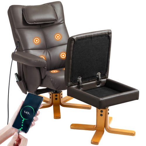 Homcom massage recliner chair - massage,