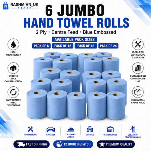 24x blue centrefeed - 24x, rolls