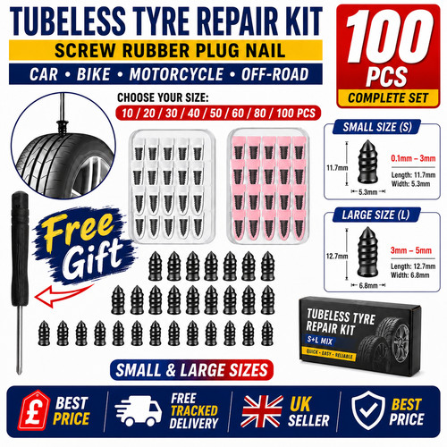 100 pcs tyre - 100, screw