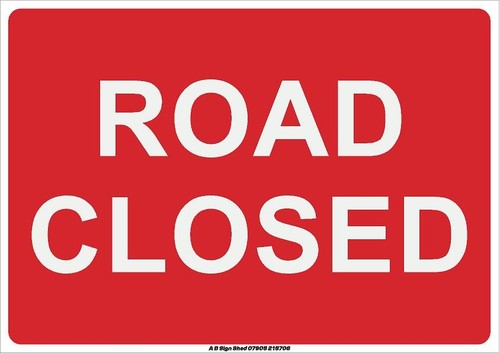 Road closed health - road, closed,