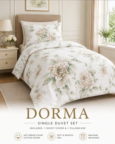 Dorma single white green - dorma, white/green