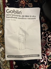 Goblin Wet Dry Handheld Cordless Vacuum Cleaner Hoover Desk Car