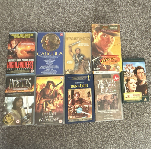Period action vhs collection