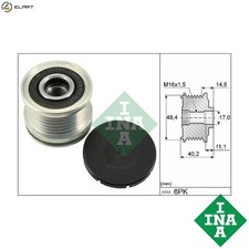 Alternator freewheel clutch - alternator,