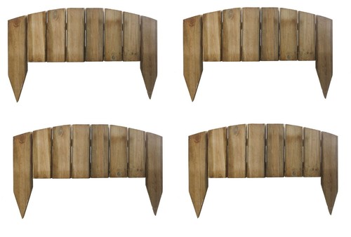 Wooden picket lawn fencing - picket,