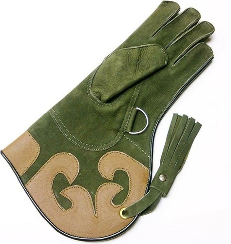 Falconry glove suede leather - glove,