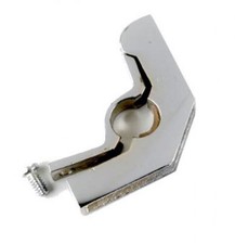 Brushed Chrome Hinged Bracket