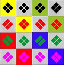 DIAMOND SHAPE Wall Art or Tile