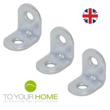 20mm Reinforced L Shape Metal 90 degrees Fixing Brackets Worktop Repair Corners