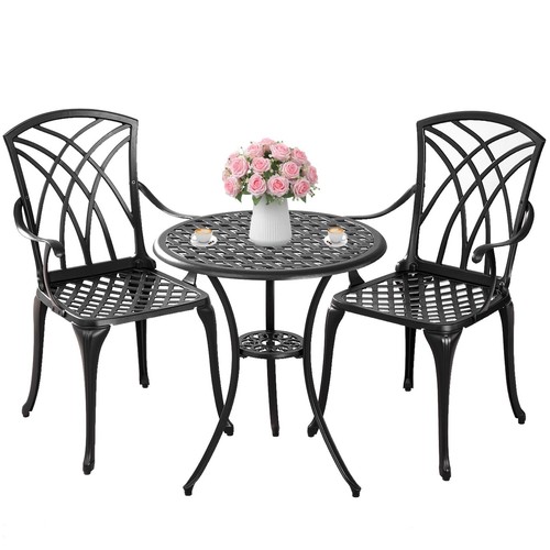 Cast aluminum piece bistro - cast,