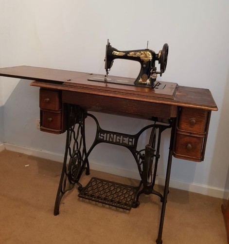 Vintage singer sewing - sewing, machine