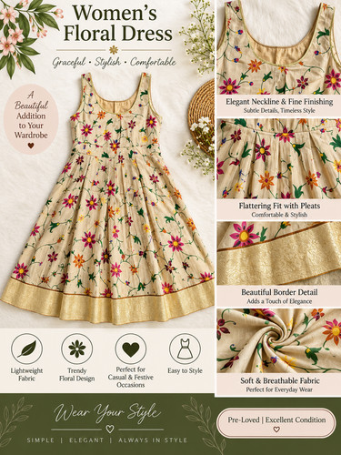 Women indian style long dress - women,