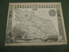 100% ORIGINAL ISLE ON MAN MAP