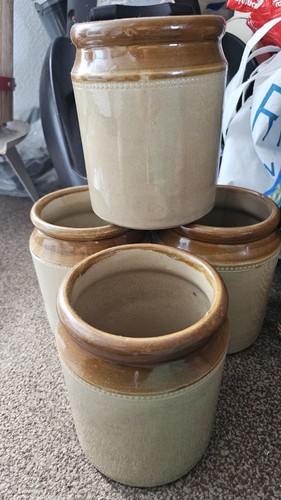 Vintage two tone stoneware - two-tone,