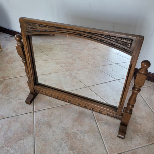 Genuine old charm oak cheval - charm,
