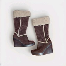 Ugg Aubrie Suede Wood Heel