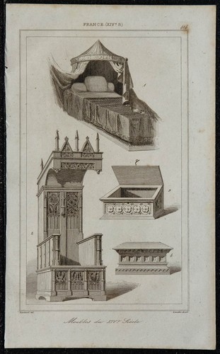 1845 14th century - 1845, furniture