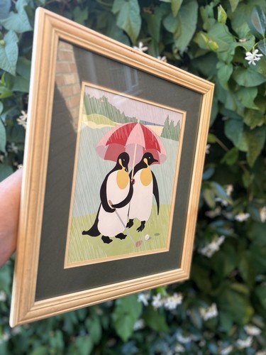 Golfing penguins picture - golfing,