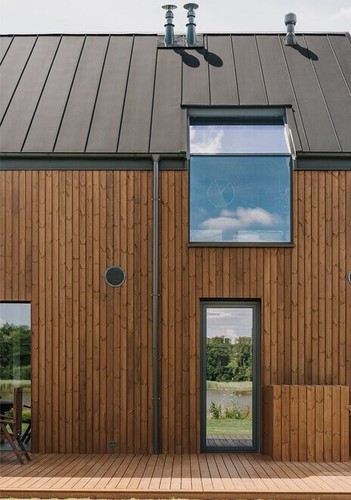 Cladding thermowood shadow - shadow, gap