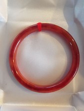 Real Red Jade Bangle Bracelet