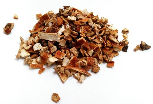 Orange peel dried coarse cut - coarse,