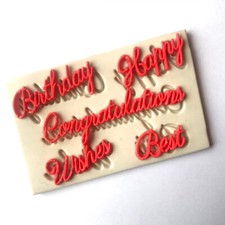 Happy Birthday Silicone