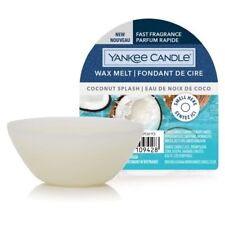 Coconut Splash Yankee Candle Wax Melt/Tart New Shape