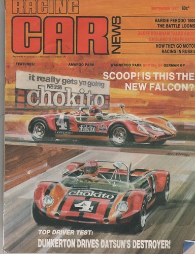 Racing car news 1977 - car,