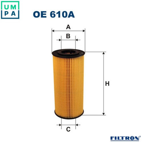 Oil filter 610a - oe,