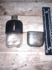 Petite Antique Hip Flask Glass