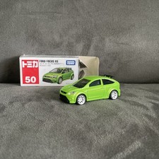Tomica RARE ULTIMATE GREEN FORD FOCUS RS MK2 CUSTOM WHITE SPLITRIMS WHEEL SWAP