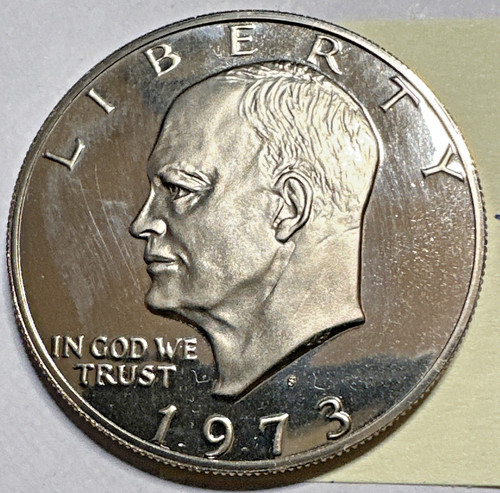 1973 clad proof - 1973-s, eisenhower