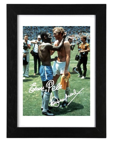 Pele and bobby - and, signed