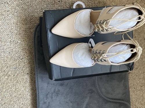 Ladies cream shoes pointed - ladies,
