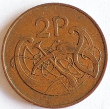 1971 Irish Two Penny Coin