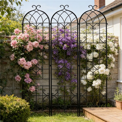 Metal garden trellis - metal,