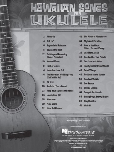Hawaiian songs for - songs, ukulele