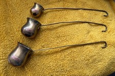 Vintage Copper & Brass Spirit Measures Ladles Whiskey Rum Brandy