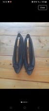 Navy Court Shoes, Size 7