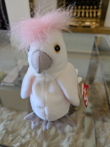 Beanie kiki white parrot - "kiki",